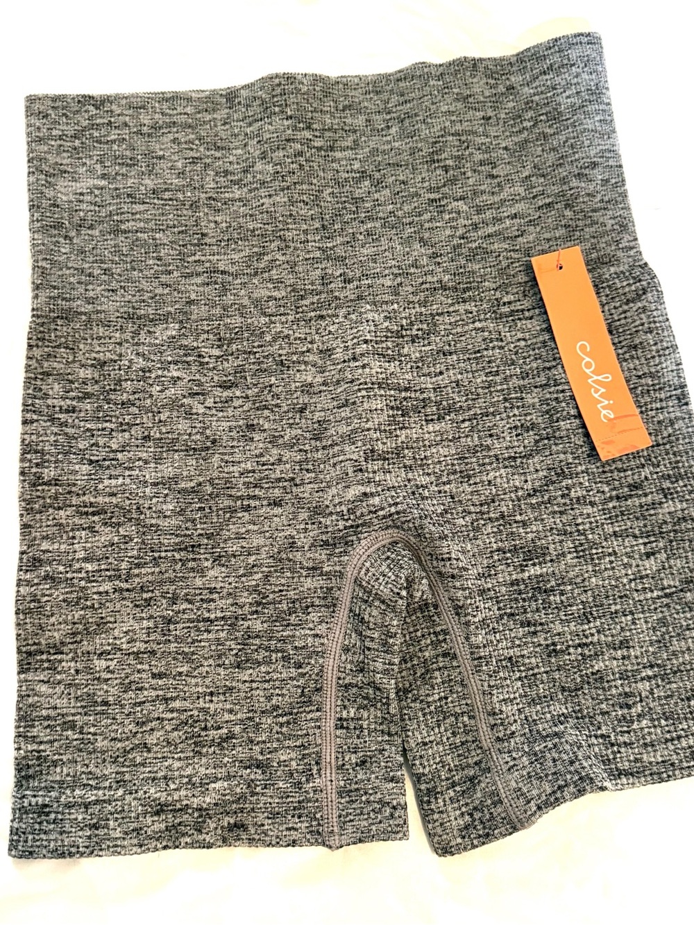 NWT Colsie Heathered Grey RIbbed Biker Shorts